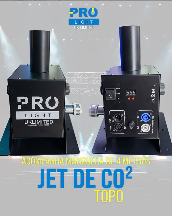 Canhão Jet de CO2 com Mangueira 4m